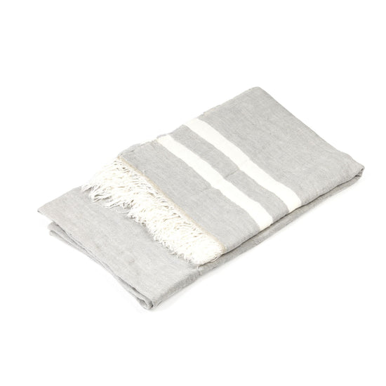 Multicloth Grey Stripe 110x180