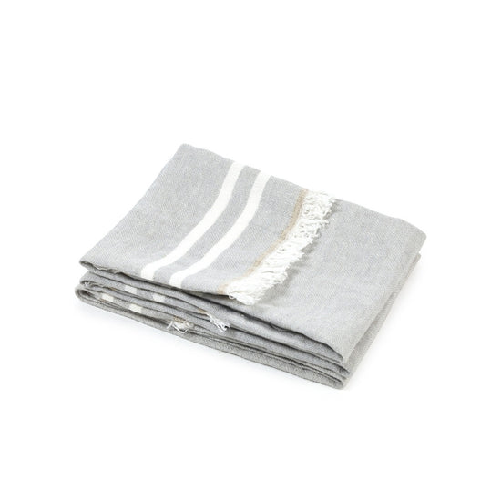 Multicloth Small Grey Stripe 55x65