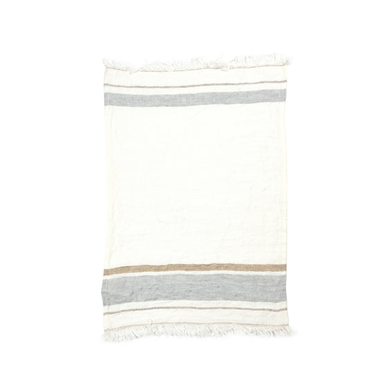 Multicloth Small Oyster Stripe 55x65