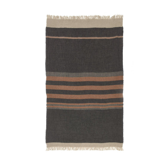 Multicloth Black Stripe 110x180