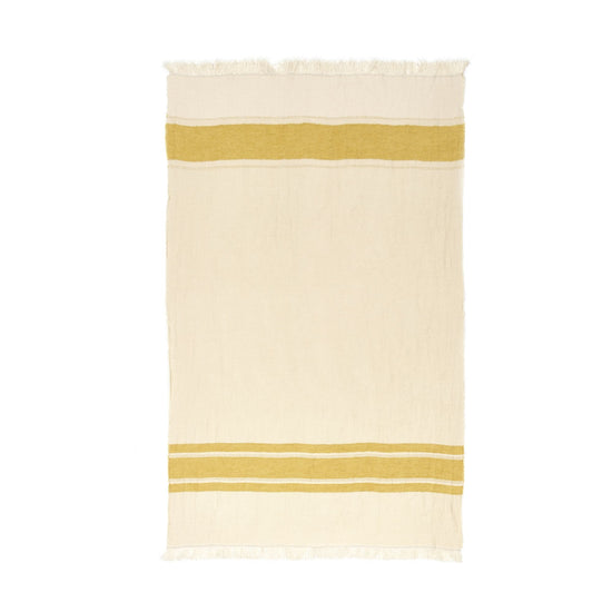 Multicloth Mustard Stripe 110x180