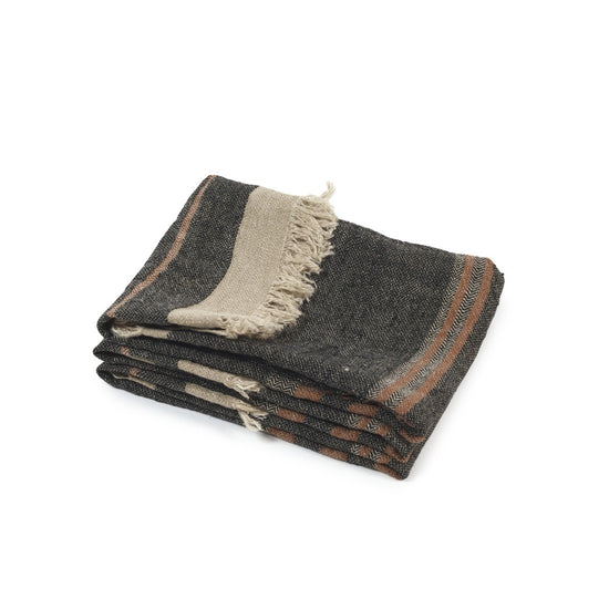 Multicloth Small Black Stripe 55x65