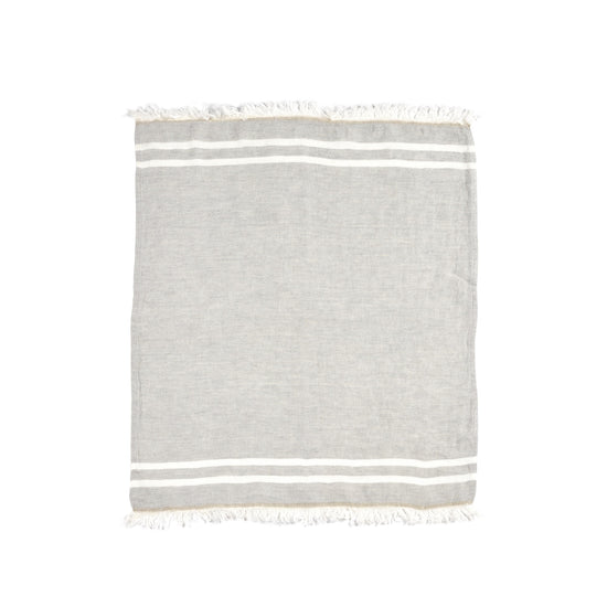 Multicloth Small Grey Stripe 55x65