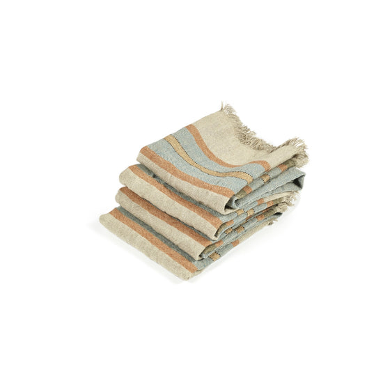 Multicloth Small Lino Multi Stripe 55x65 en 35x50