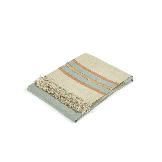 Multicloth Small Lino Multi Stripe 55x65 en 35x50