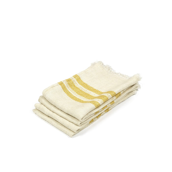 Multicloth Small Mustard Stripe 55x65 en 35x50