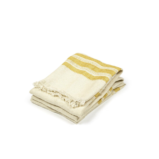 Multicloth Small Mustard Stripe 55x65 en 35x50