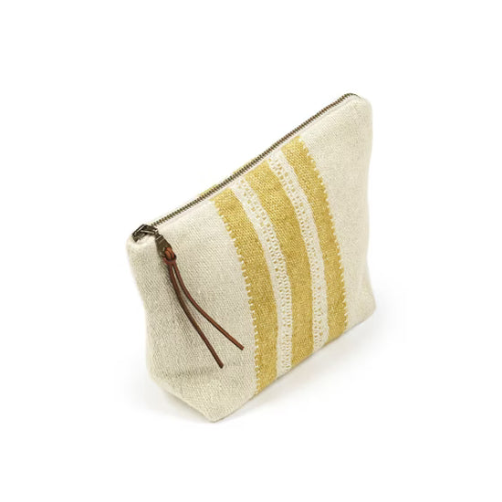 Mustard Stripe Etui 23 x 16cm